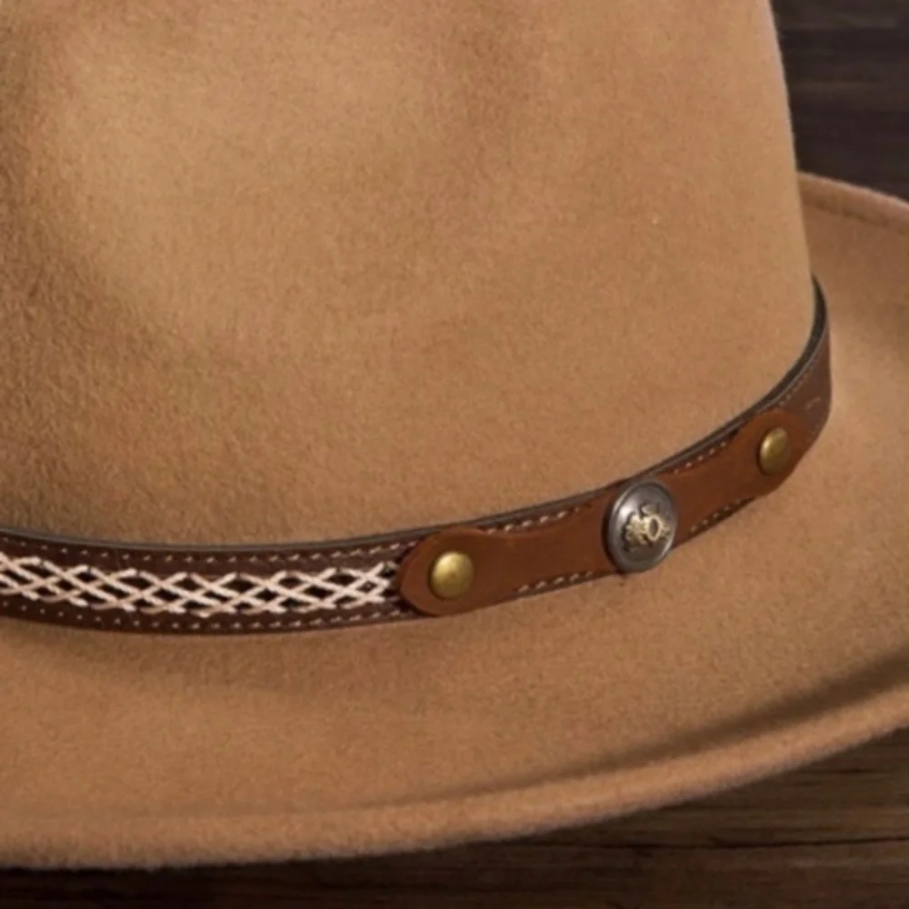 LAST ONE ☝️ Bohemian-Western Style Panama Hat—CAMEL